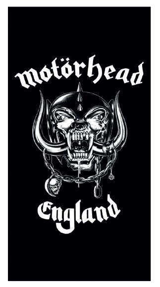 KKL Serviette de bain Motörhead Logo 150 x 75 cm KKL Serviette de bain Motörhead Logo 150 x 75 cm