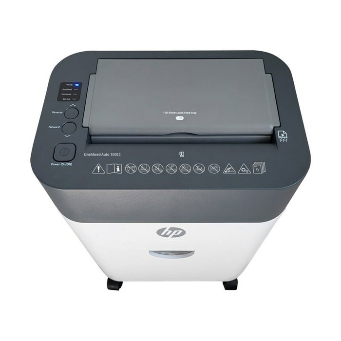 HP ONESHRED Auto 100cc 17 L Déchiqueteuse de Papier HP ONESHRED Auto 100cc 17 L Déchiqueteuse de Papier