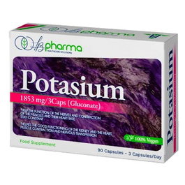 LB Pharma Potassium 90 Gélules - Complément alimentaire