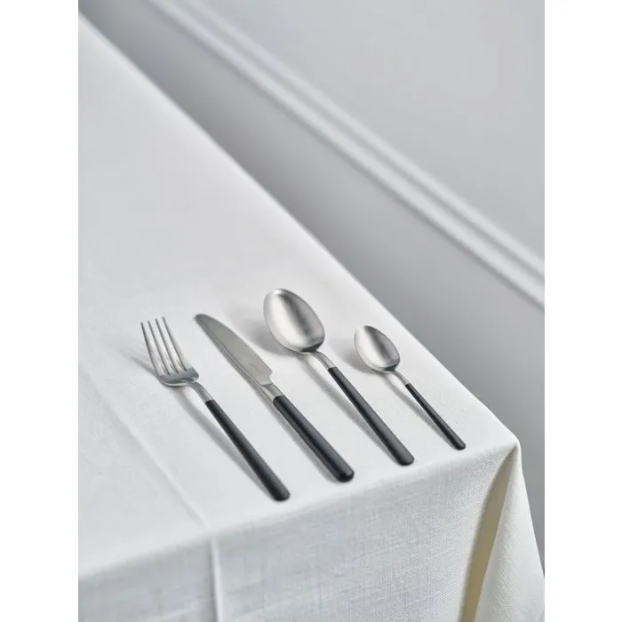 Cosy & Trendy Set de couverts Olivia 16 pcs - Noir brossé