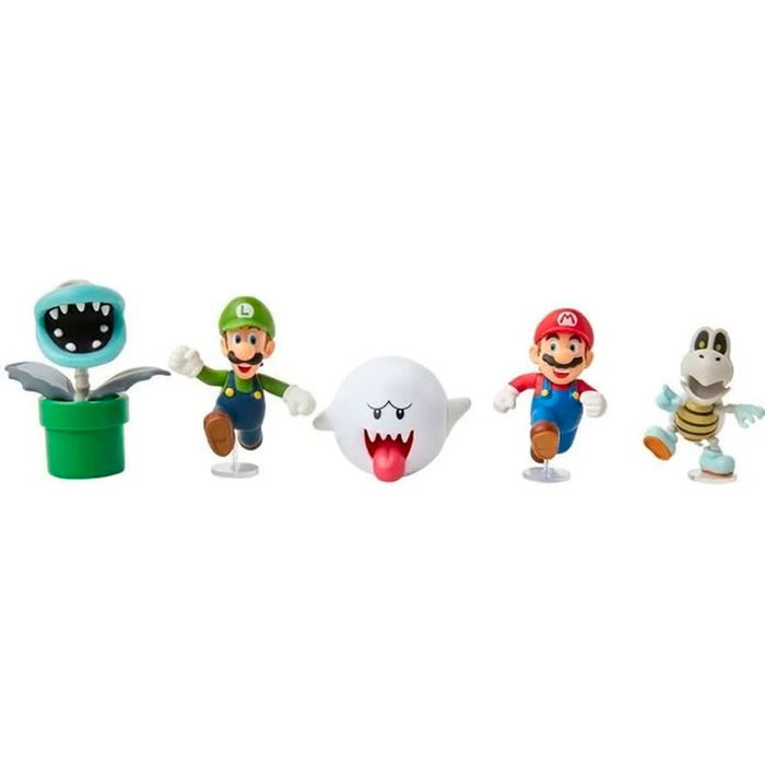 JAKKS PACIFIC Figurines Super Mario Bros de 6 cm - Lot Blister JAKKS PACIFIC Figurines Super Mario Bros de 6 cm - Lot Blister