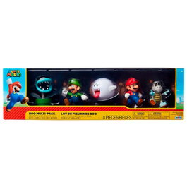 JAKKS PACIFIC Figurines Super Mario Bros de 6 cm - Lot Blister