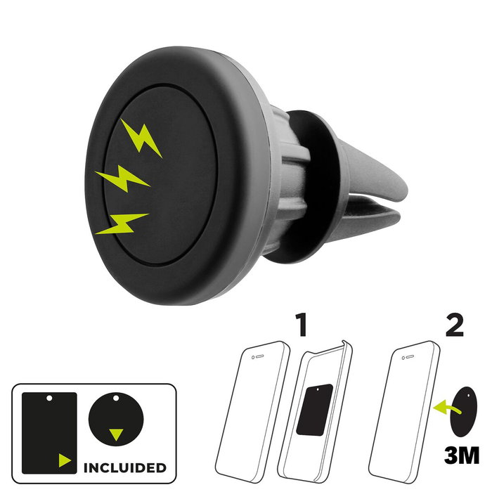 Support pour mobiles Muvit MCCHL0001 Noir