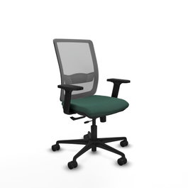 PIQUERAS Y CRESPO Chaise Haches Synchrone/Traslack Vert foncé et Gris
