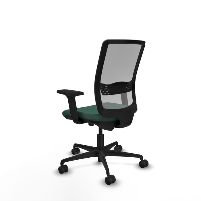PIQUERAS Y CRESPO Chaise Haches Synchrone/Traslack Vert foncé et Gris