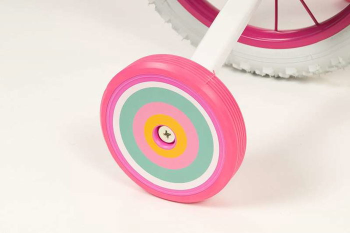 Peppa Pig - Bicicleta pour enfants fille 14 pouces, couleur rose, âge recommandé 4 à 6 ans (36 mois min), cadre fer, nécessite assemblage