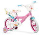 Peppa Pig - Bicicleta pour enfants fille 14 pouces, couleur rose, âge recommandé 4 à 6 ans (36 mois min), cadre fer, nécessite assemblage