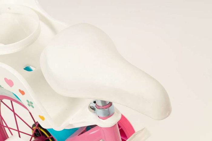 Peppa Pig - Bicicleta pour enfants fille 14 pouces, couleur rose, âge recommandé 4 à 6 ans (36 mois min), cadre fer, nécessite assemblage
