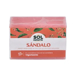 SOLNATURAL Savon en pain apaisant au santal 100 g