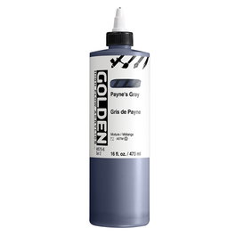 Golden High Flow Couleurs acryliques Gris De Payne 473 ml
