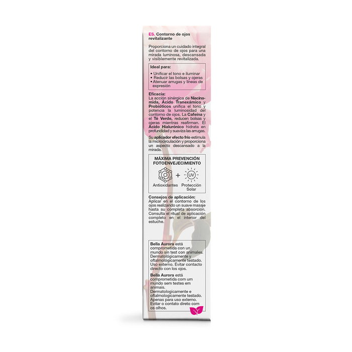Bella Aurora Splendor 40 Soin contour des yeux revitalisant 15 ml