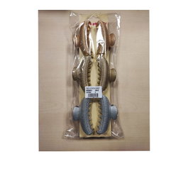 Brusi Set de 6 pinces incurvées de grande taille