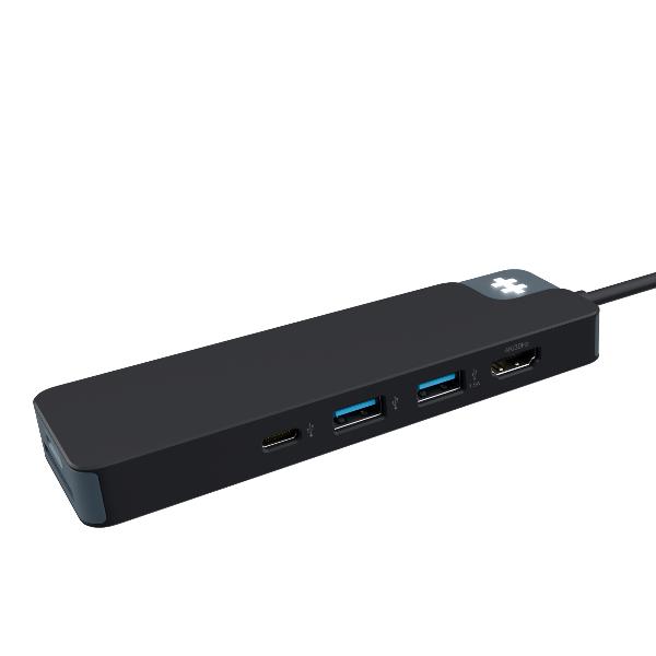 Targus Hub USB-C 8-en-1 HD4102BKGL - 2x USB-A 3.2, HDMI 4K, PD 100W, Lecteur SD/MicroSD, Noir Targus Hub USB-C 8-en-1 HD4102BKGL - 2x USB-A 3.2, HDMI 4K, PD 100W, Lecteur SD/MicroSD, Noir