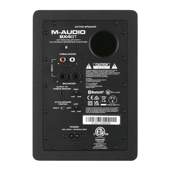 Moniteur de studio M-Audio BX4 PAIRBT 50 W