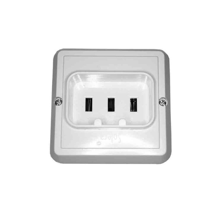 Socle de prise Solera Bipolaire Cuisine Blanc 3500 W 25 A Socle de prise Solera Bipolaire Cuisine Blanc 3500 W 25 A