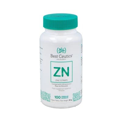 BEST CEUTICS ZINC CITRATO 100 CAPS BEST CEUTICS ZINC CITRATO 100 CAPS