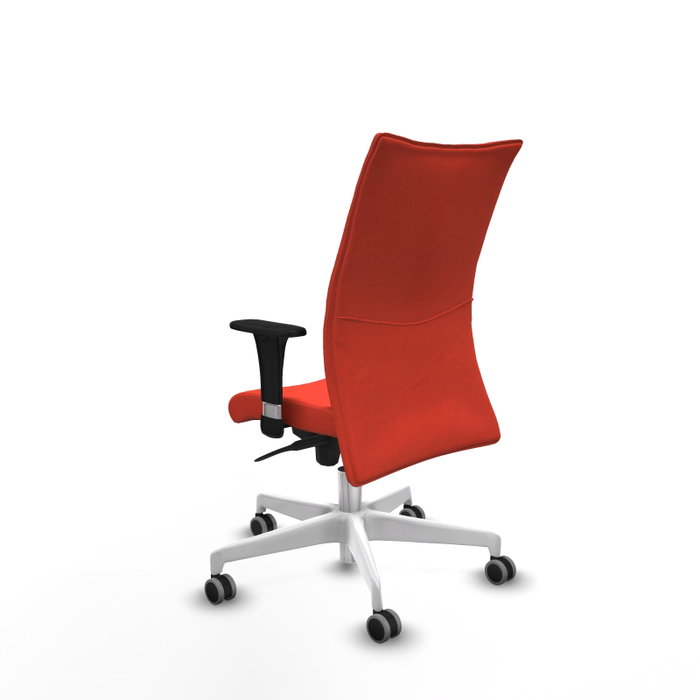 Piqueras Y Crespo Chaise de bureau Albacete confidente, mécanisme Sincro, Orange foncé Piqueras Y Crespo Chaise de bureau Albacete confidente, mécanisme Sincro, Orange foncé