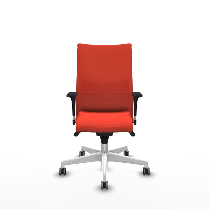 Piqueras Y Crespo Chaise de bureau Albacete confidente, mécanisme Sincro, Orange foncé Piqueras Y Crespo Chaise de bureau Albacete confidente, mécanisme Sincro, Orange foncé