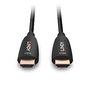 Lindy Câble HDMI 8K60 Hybride Fibre Optique 15m - 48Gbps, HDR10+, Dolby Vision, eARC, VRR, pour Home Cinéma et Gaming