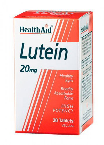 HEALTH AID Luteína 20mg 30 comp. HEALTH AID Luteína 20mg 30 comp.