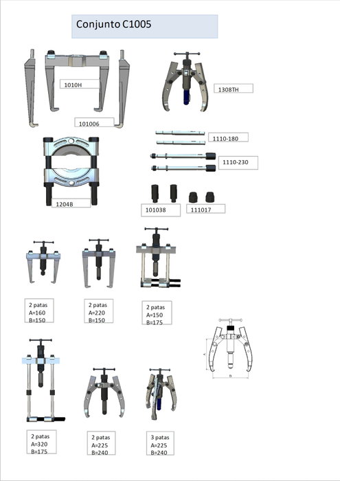 Kit Hydraulique Complet Forza 8 Tonnes