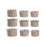 Home ESPRIT Set de basket Enfant Bleu Vert Beige Rose (3 Pièces) 30 x 30 x 20 cm