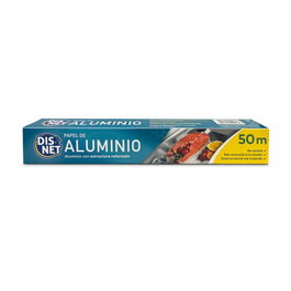 Disnet Papier d'aluminium avec structure renforcée, 50 m