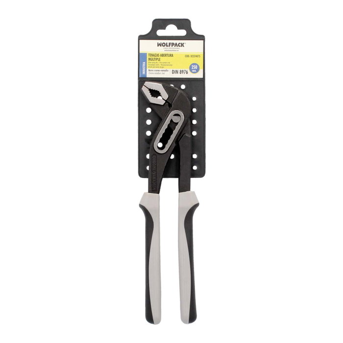 WOLFPACK LINEA PROFESIONAL Pince multiprise noire 250 mm