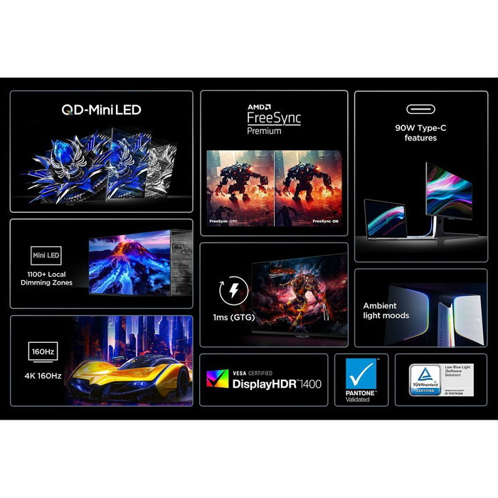 Écran TCL 27R83U 4K Ultra HD 27"