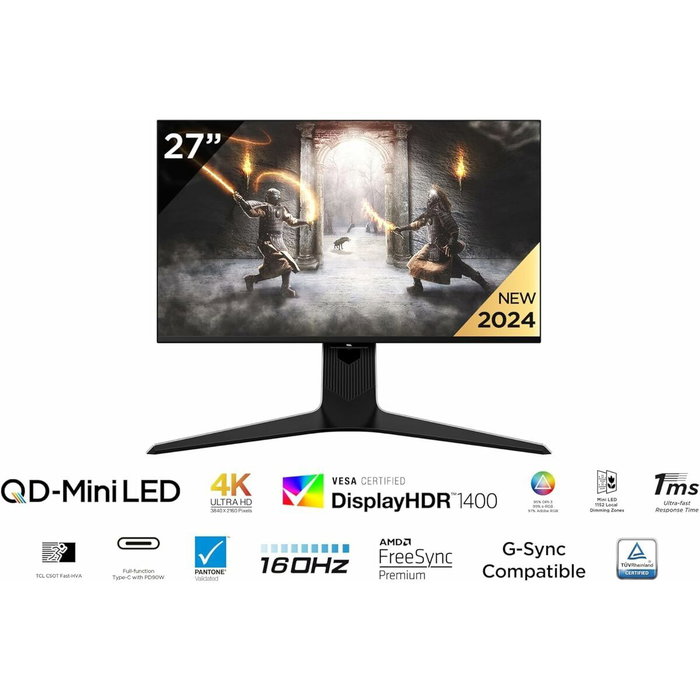 Écran TCL 27R83U 4K Ultra HD 27"