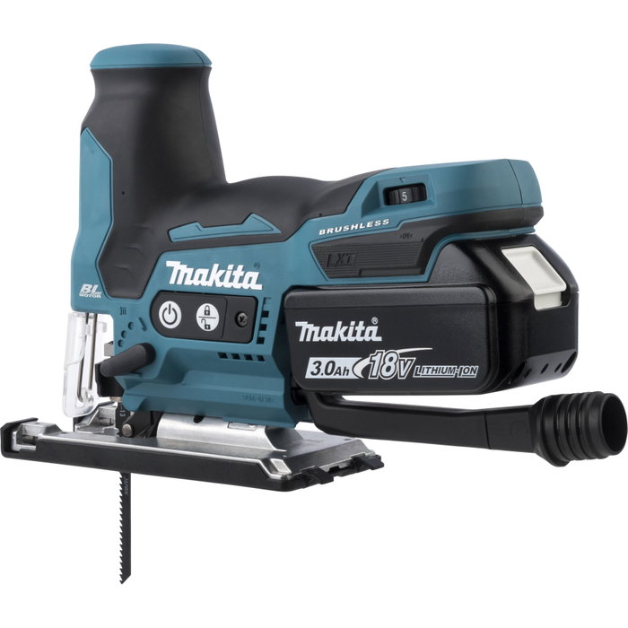 Makita DJV185RF1J Scie sauteuse pendulaire sans fil avec batterie 3,0 Ah et chargeur