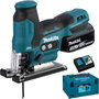 Makita DJV185RF1J Scie sauteuse pendulaire sans fil avec batterie 3,0 Ah et chargeur