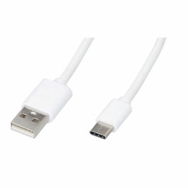 All Ride Câble USB-A vers USB-C 1,2 m blanc, 2A