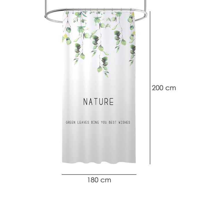 ORYX Cortina de ducha Nature 180x200cm imperméable