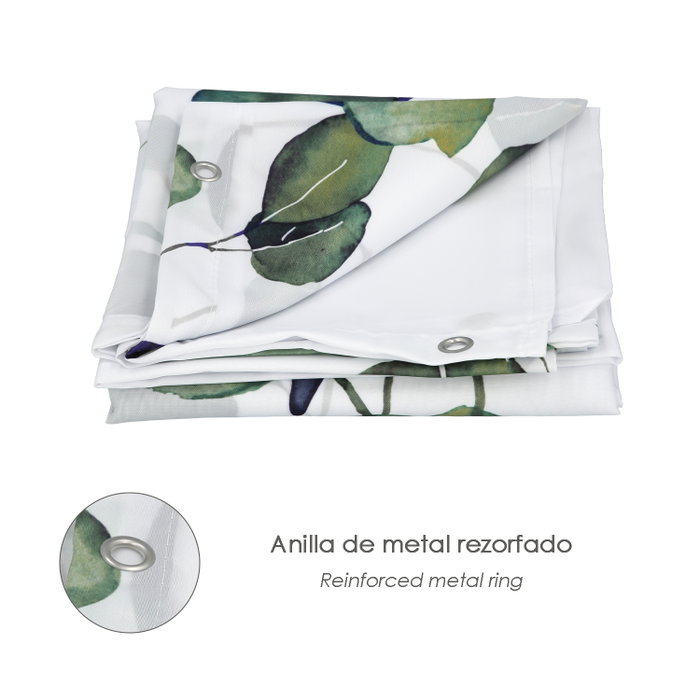 ORYX Cortina de ducha Nature 180x200cm imperméable