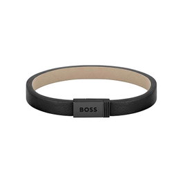 Boss 1580337S Bracelet en cuir noir