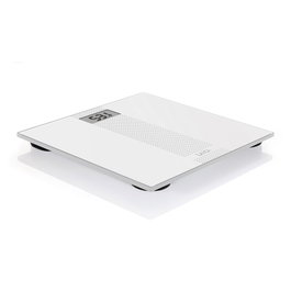 Laica PS1054 Balance de salle de bain électronique blanche 180 kg verre trempé 6 mm