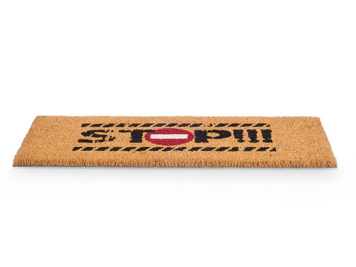 Giftdecor Felpudo Stop 25 x 60 cm Fibre de coco et PVC Naturel (Set de 12)