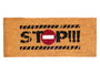 Giftdecor Felpudo Stop 25 x 60 cm Fibre de coco et PVC Naturel (Set de 12)