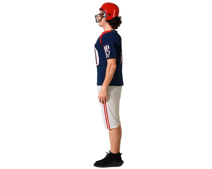 Disfraz Jugador Rugby Hombre Adulto XS-S Multicolor