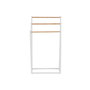 Porte Serviettes sur Pied Home ESPRIT Blanc Naturel Métal Bambou 45 x 22 x 85 cm