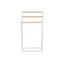 Porte Serviettes sur Pied Home ESPRIT Blanc Naturel Métal Bambou 45 x 22 x 85 cm