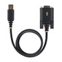 StarTech.com Adaptateur USB-A vers RS232 DB9 FTDI 2m Câble USB série pour Professionnels
