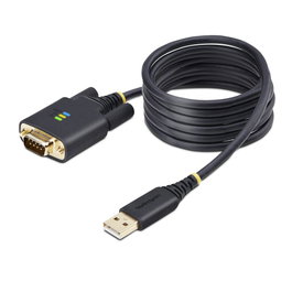 StarTech.com Adaptateur USB-A vers RS232 DB9 FTDI 2m Câble USB série pour Professionnels