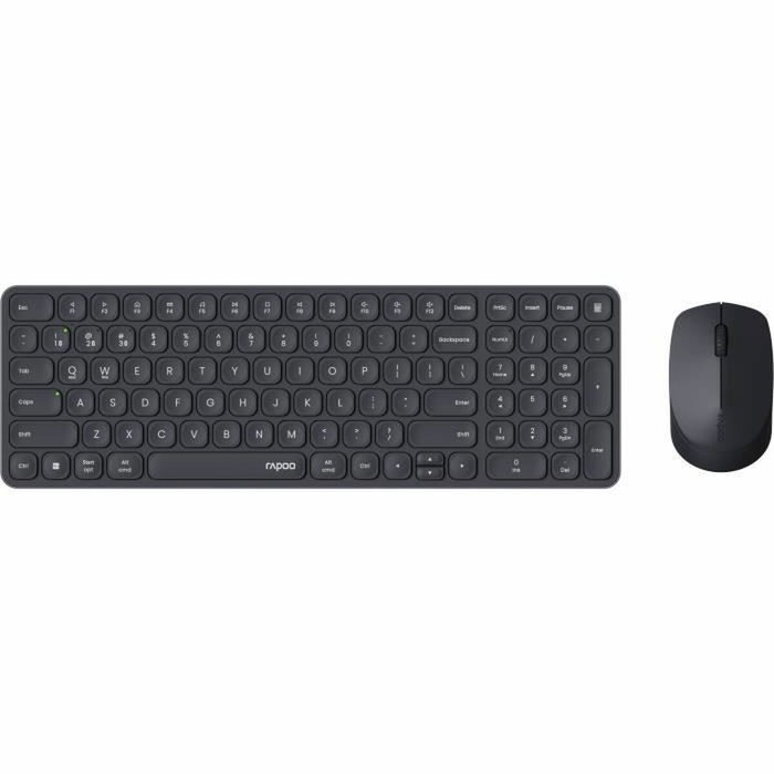 Rapoo 9310M Ensemble Clavier et Souris Sans Fil Multimode Noir Rapoo 9310M Ensemble Clavier et Souris Sans Fil Multimode Noir