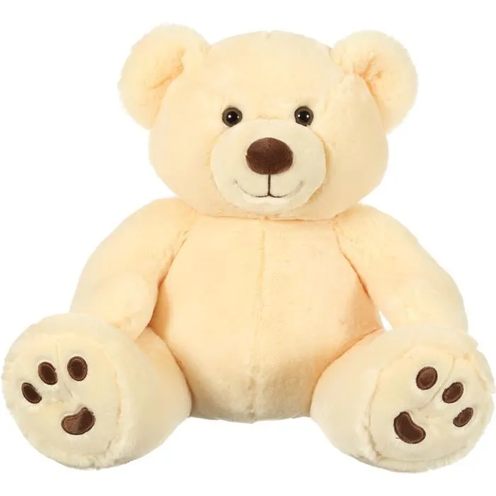 Gipsy Toys Ours Patachon Crème - Peluche ours câlin 80 cm - Marque GIPSY TOYS Gipsy Toys Ours Patachon Crème - Peluche ours câlin 80 cm - Marque GIPSY TOYS