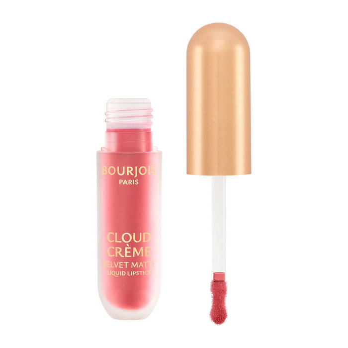 Bourjois Cloud Crème Velvet Rouge à Lèvres Liquide Mat, Nuance #02-Café Crème, 3 ml