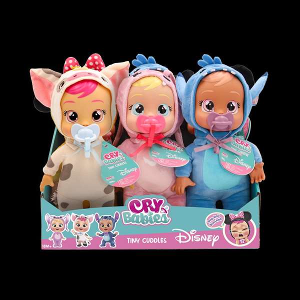IMC Toys - Poupée bébé pleureur Tiny Disney 32x20x21 cm - Modèles assortis