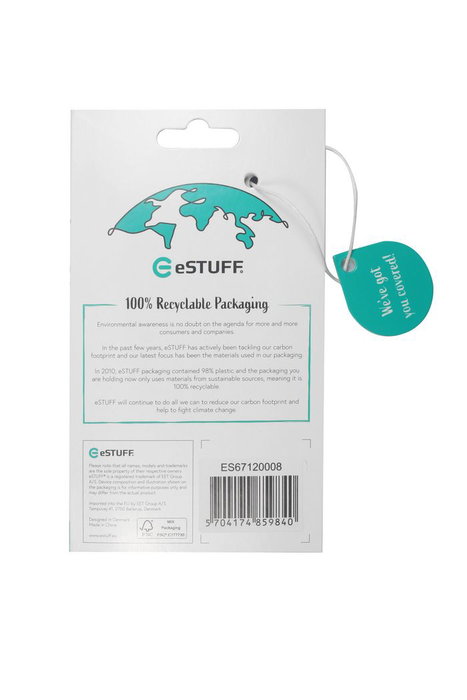eSTUFF Coque en silicone effet soie pour iPhone 14 Pro Max - Noir - Protection dos et côtés avec doublure microfibre