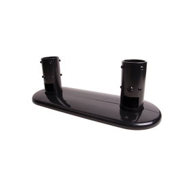 B-Tech BT7807/B Support de montage double mât au sol ou au plafond Noir